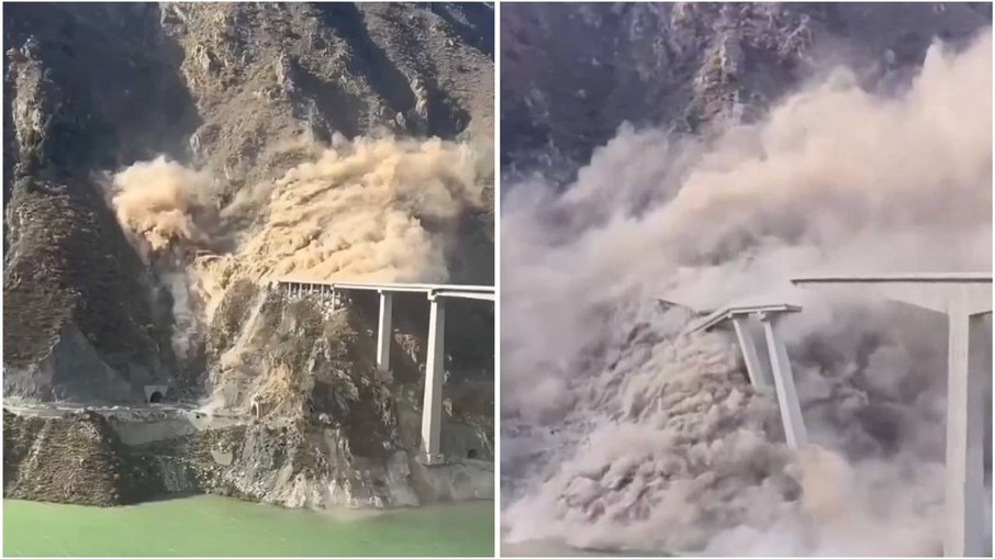 Ponte desaba na China